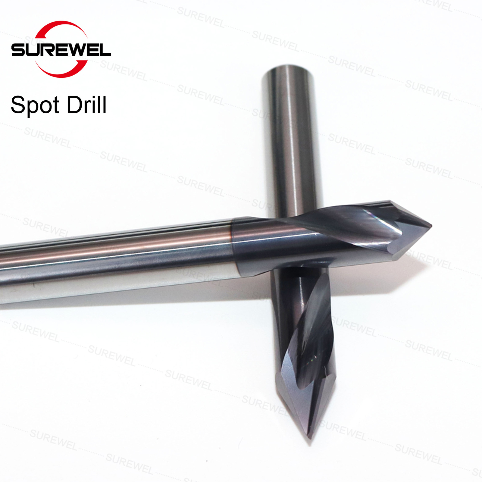 Carbide Spot Drill Stub Center Point Bit 60 90 120 Degree 1-12mm Chamfer Pilot