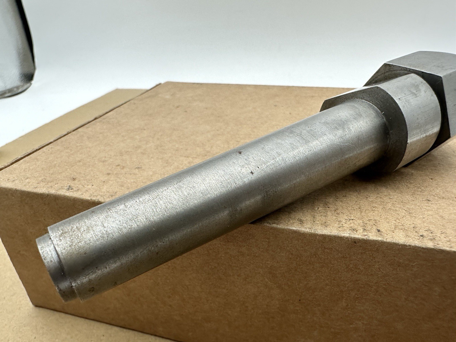 VINTAGE LATHE COLLET CHUCK TOOL HOLDER SCREW TOP SHANK Machine Steel Morse Taper