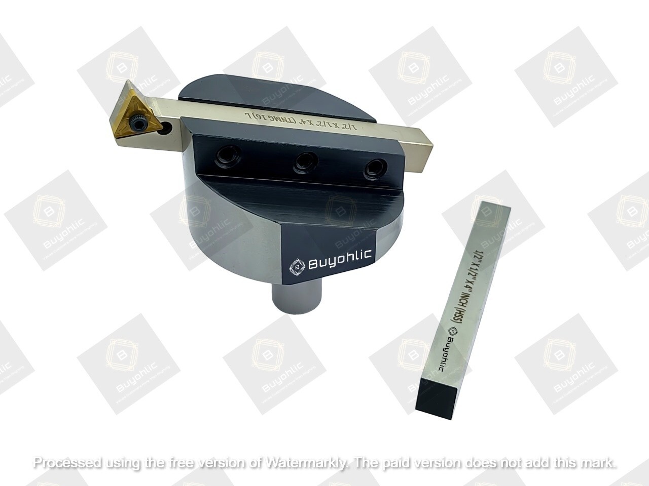 3″ Head Fly Cutter with Carbide Indexable Tip(TNMG16) & HSS Tool Bit-USA FULFILL