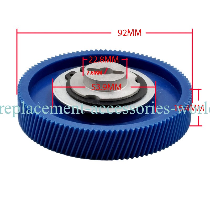Milling Machine Part 92mm Gear & Hub For ALSGS AL-310S Servo Power Feed Model