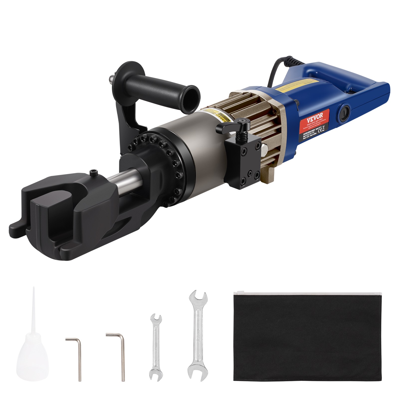 VEVOR 1500W Electric Hydraulic Rebar Bender up to 3/4 Inch #6 (6-20mm) Rebar