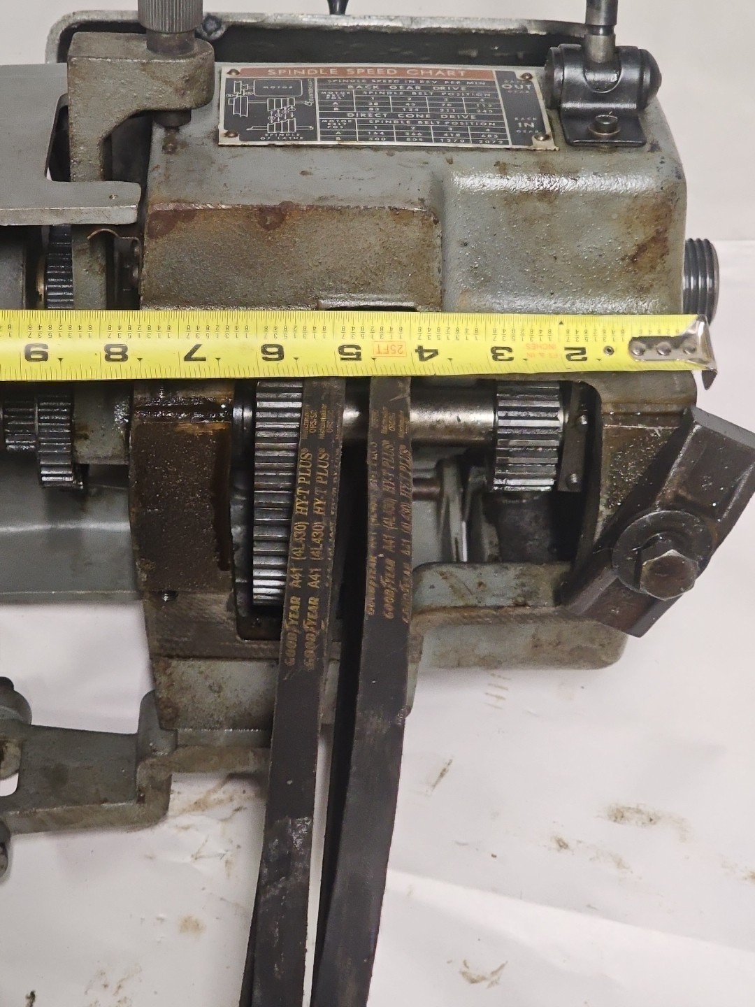 Atlas Craftsman 12″ Lathe Headstock Assembly Metal Lathe Part , Gears , Head