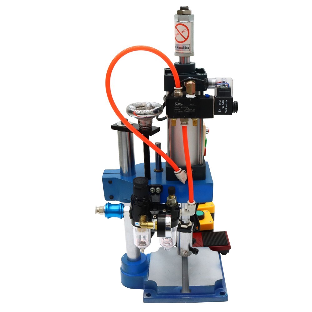 440lb/200kg Pneumatic Punch Machine for Metal Hole 2″-4″ Stroke Press Equipment