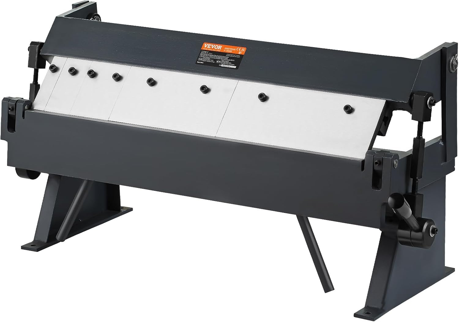 Compact 24″ Box & Pan Brake for Precision Sheet Metal Bending, 0-135° Angle
