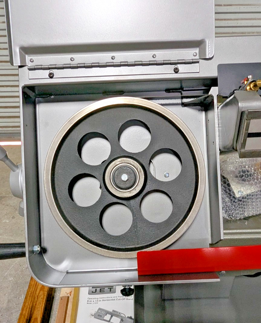 JET J-7015 8"x13" Horizontal Bandsaw 115/230V 1-1/2HP Step Pulley D