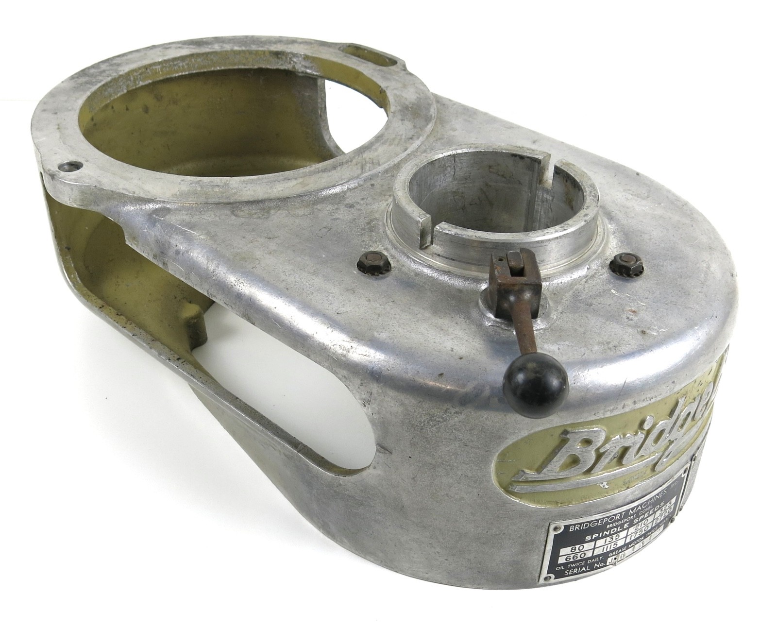 Bridgeport J Head Aluminum Upper Head Pulley Cover Casting