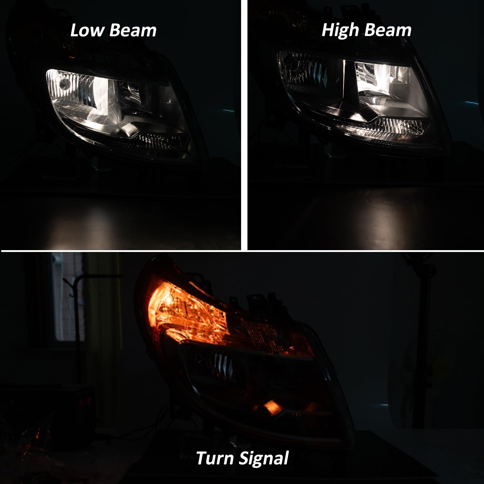 5 Pins Headlights for Dodge Ram ProMaster 1500 2500 3500 Cargo Van 2014-2022