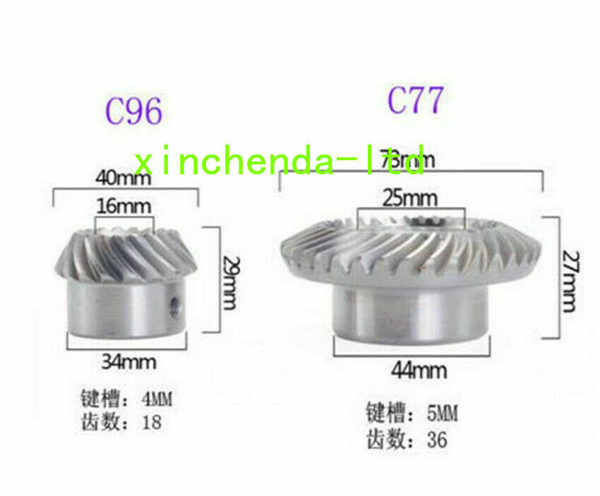 1PC/1Set Milling Machine Tools Elevating Bevel Pinion Gear Fit BRIDGEPORT Mill