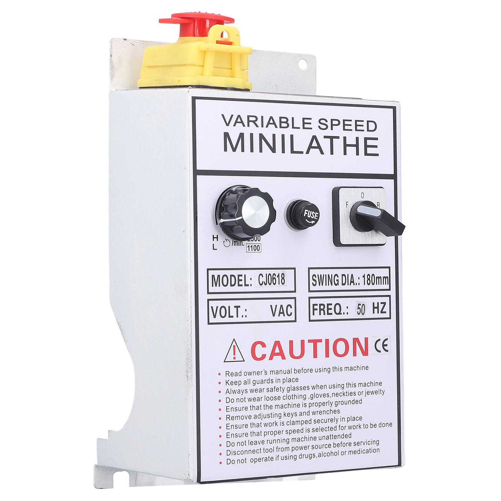 Lathe Control Box Efficient Speed Controller For Working With Lathe Tool AC 220V