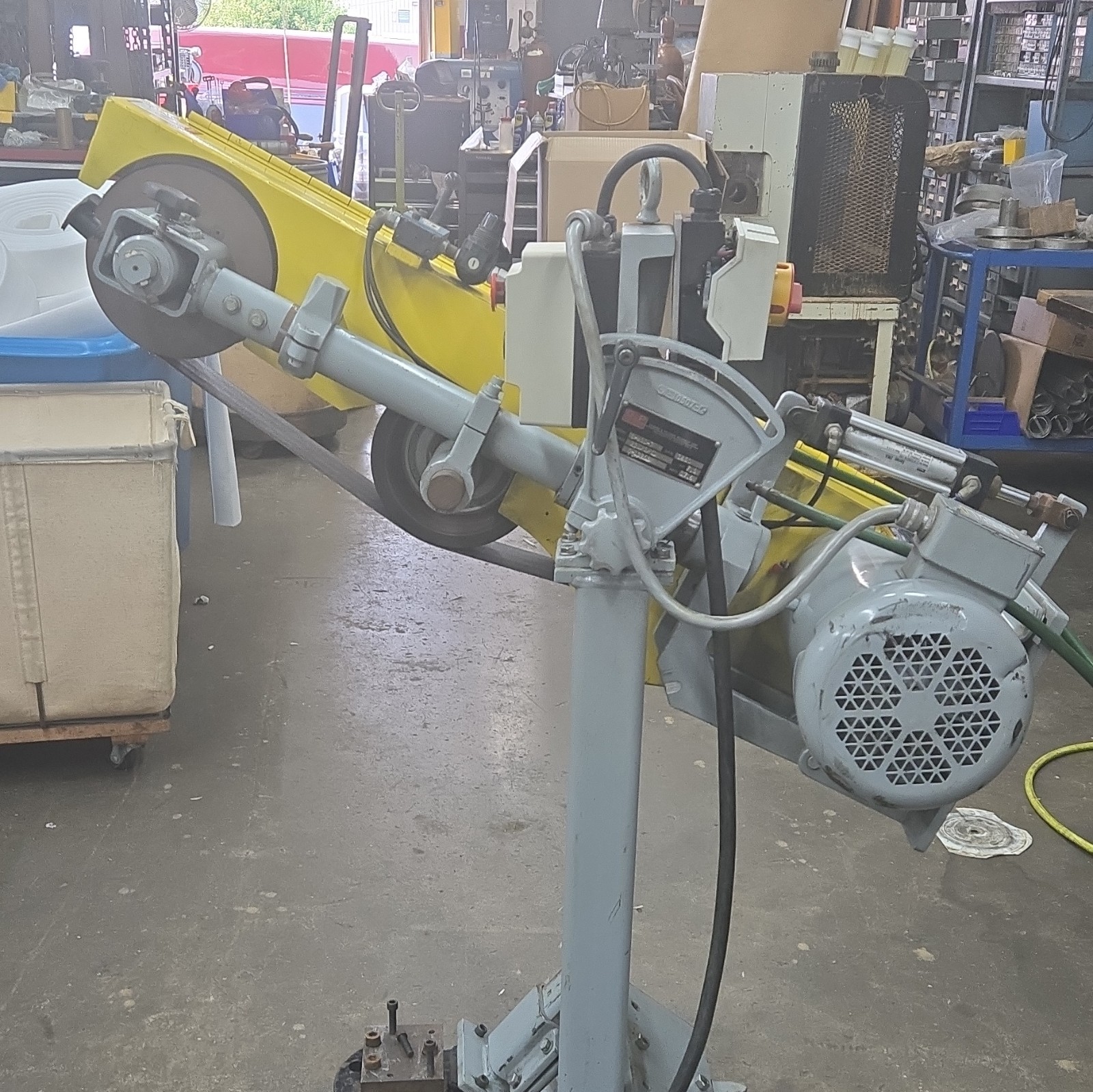 G&P Machinery B-490-7 Belt Grinder Polisher Manual 230V 3450 RPM