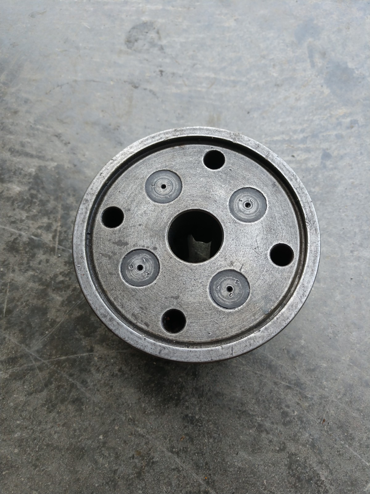 MACHINIST LATHE TOOL 4.5″ 4 Jaw Lathe Chuck PLAIN BACK Atlas South Bend