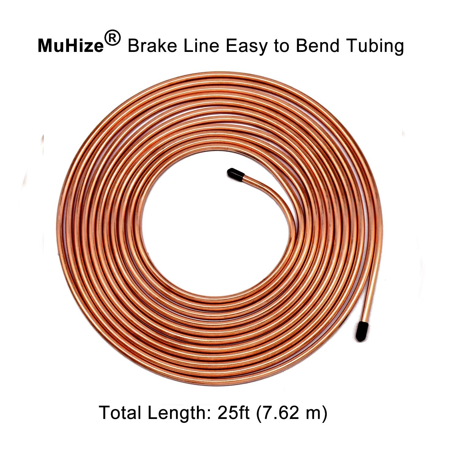 MuHize 1/4 Brake Line – Upgraded 25 Ft. Brake Line Kit(2026 New), 1/4 Flexible C