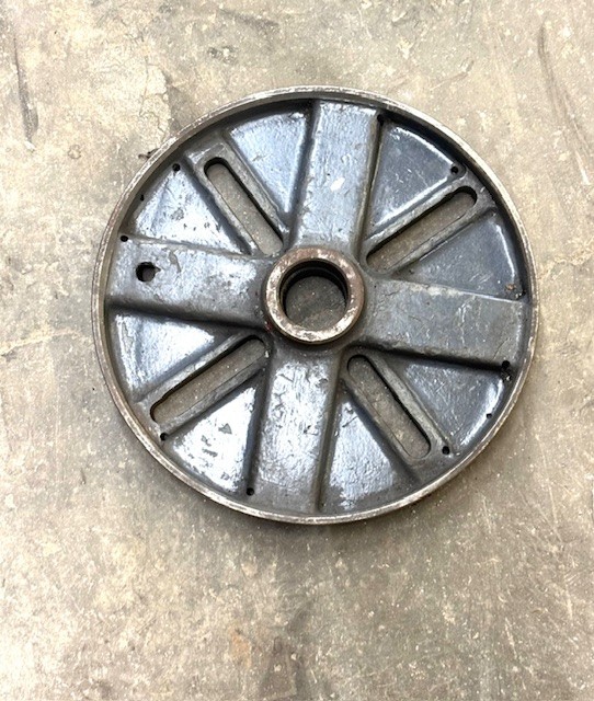 UNBRANDED LATHE FACE PLATE 14″ OD BORE 2-1/4″ STEEL MATERIAL
