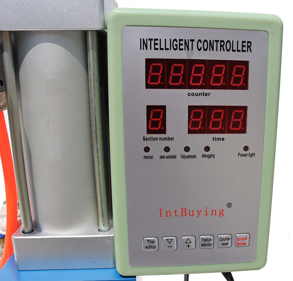 TECHTONGDA 110V 440Lb/200kg Pneumatic Punch Machine with Display Controller