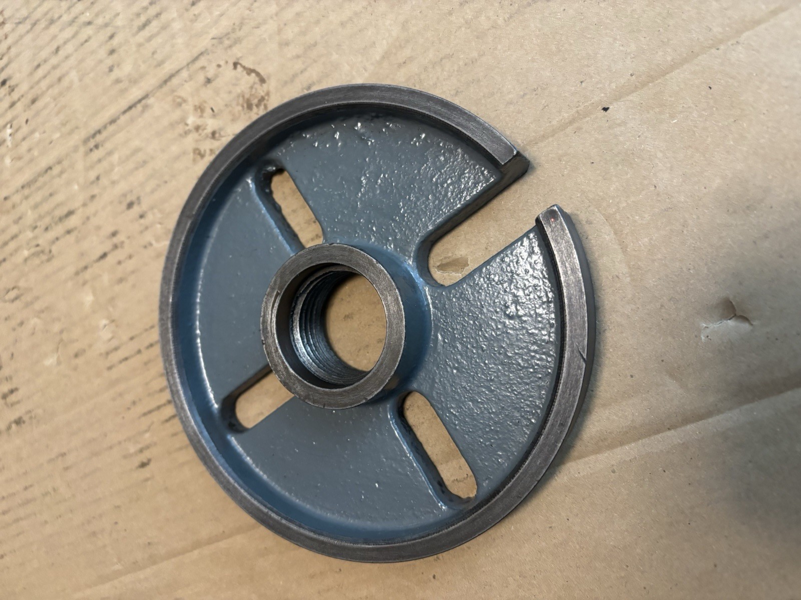 6” Diameter South Bend 9/10K Slotted Faceplate, Lathe, South Bend 9″,