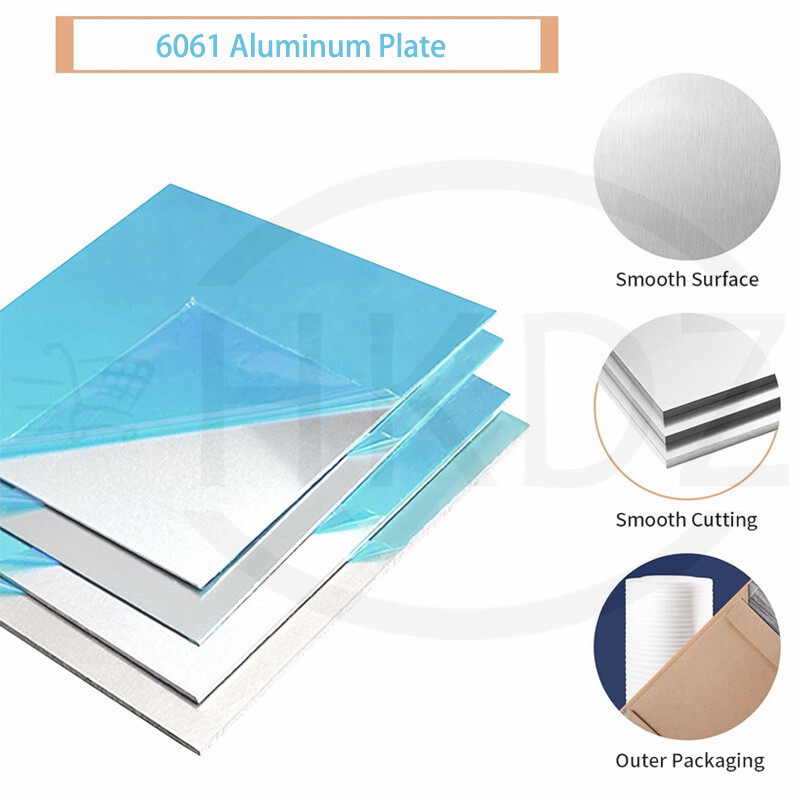 Aluminium Sheet Flat Plate Thick 1mm- 6mm Multiple Sizes Available 6061T6 Grades