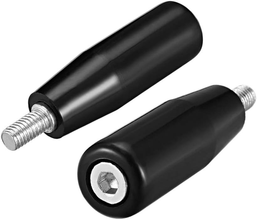 Durable M6 Revolving Handle for Milling, Lathe, and Grinding Machines – Black