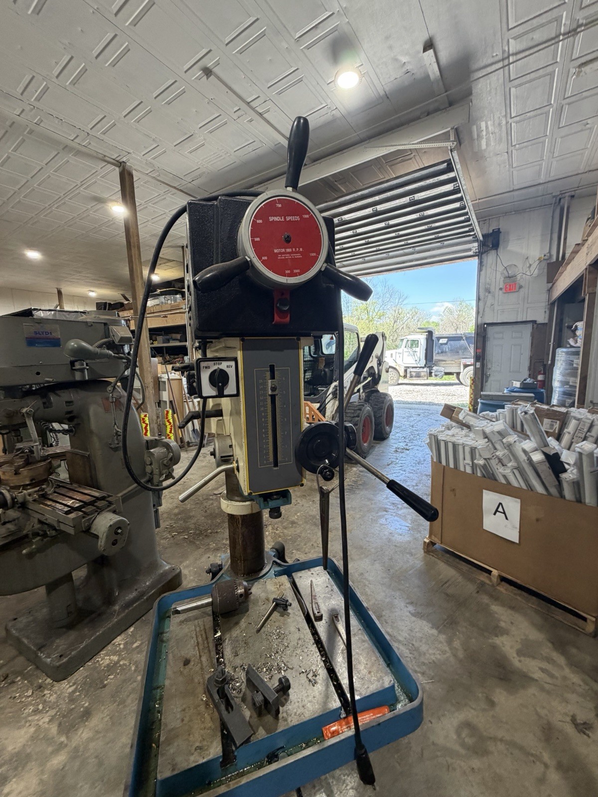 Turn-Pro Milling & Drilling Machine Model 126-2655 Floor Standing Good Shape!
