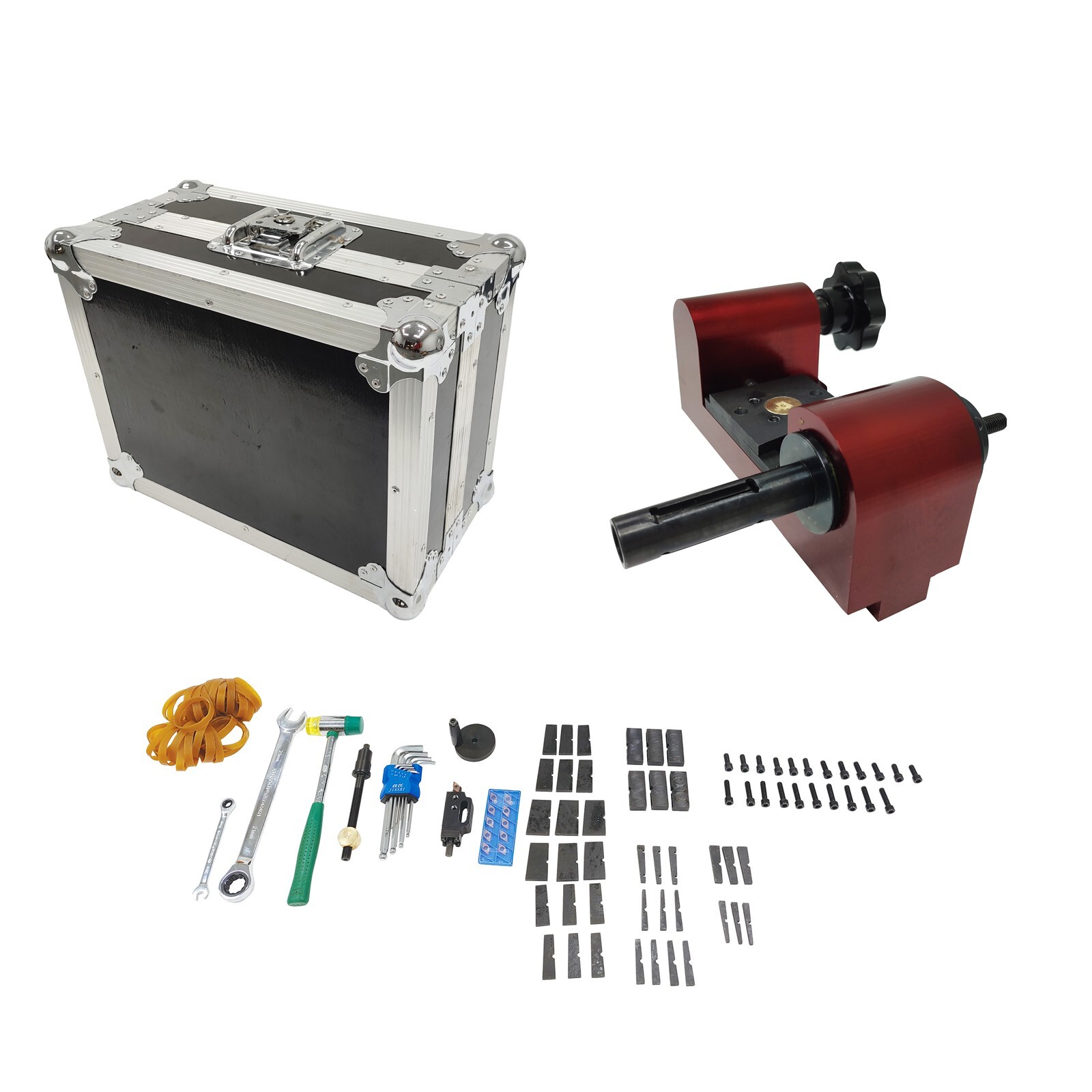 Manual Portable Flange Facer Hand Powered Quick Facer Flange Pipe Repair 1-13.7″