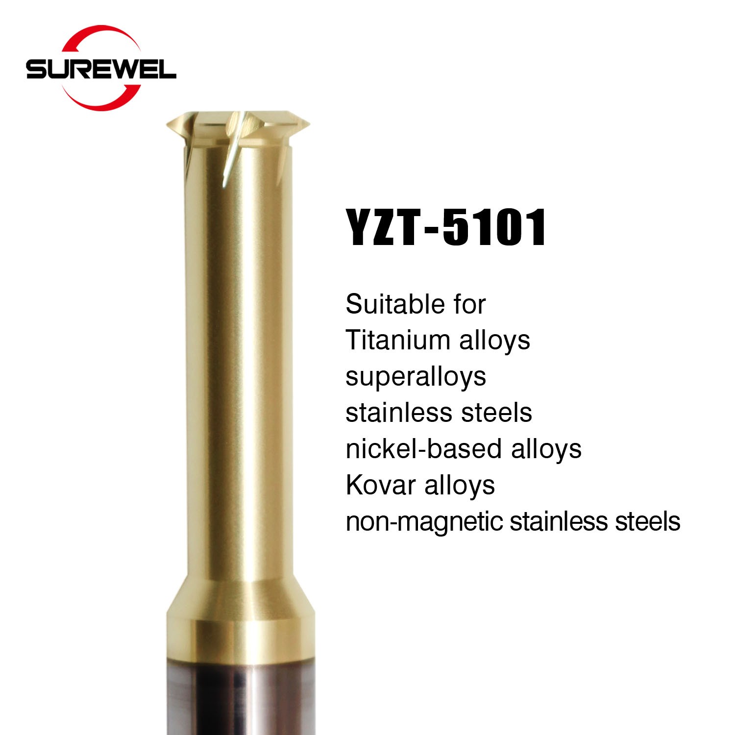 1 Tooth Carbide Milling Thread Endmill HRC65 M6 M10 M16 Coat CNC Thread Cutter