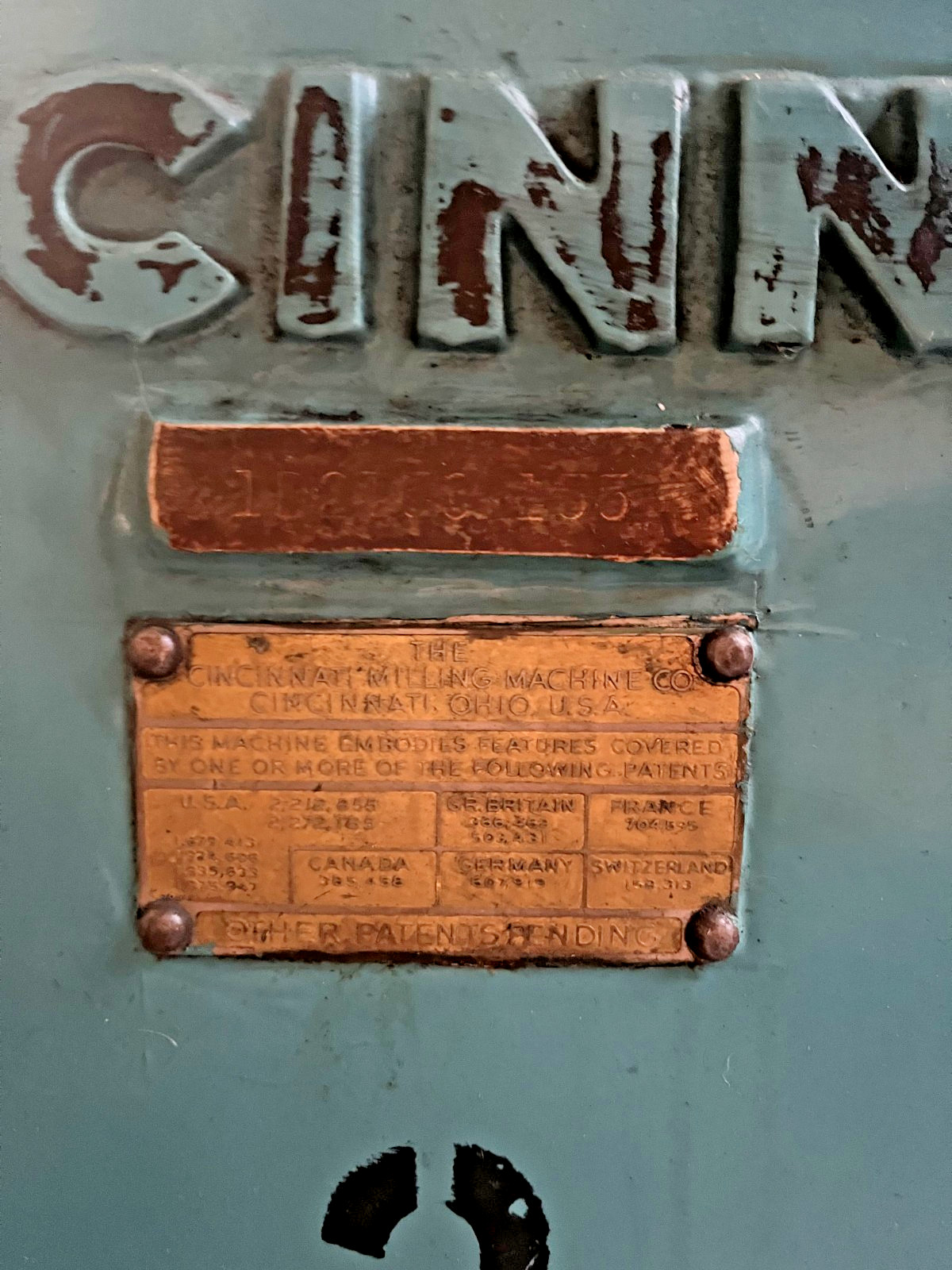 1955 Cincinnati No. 2 Cutter & Tool Grinder – Industrial Toolroom Grinder