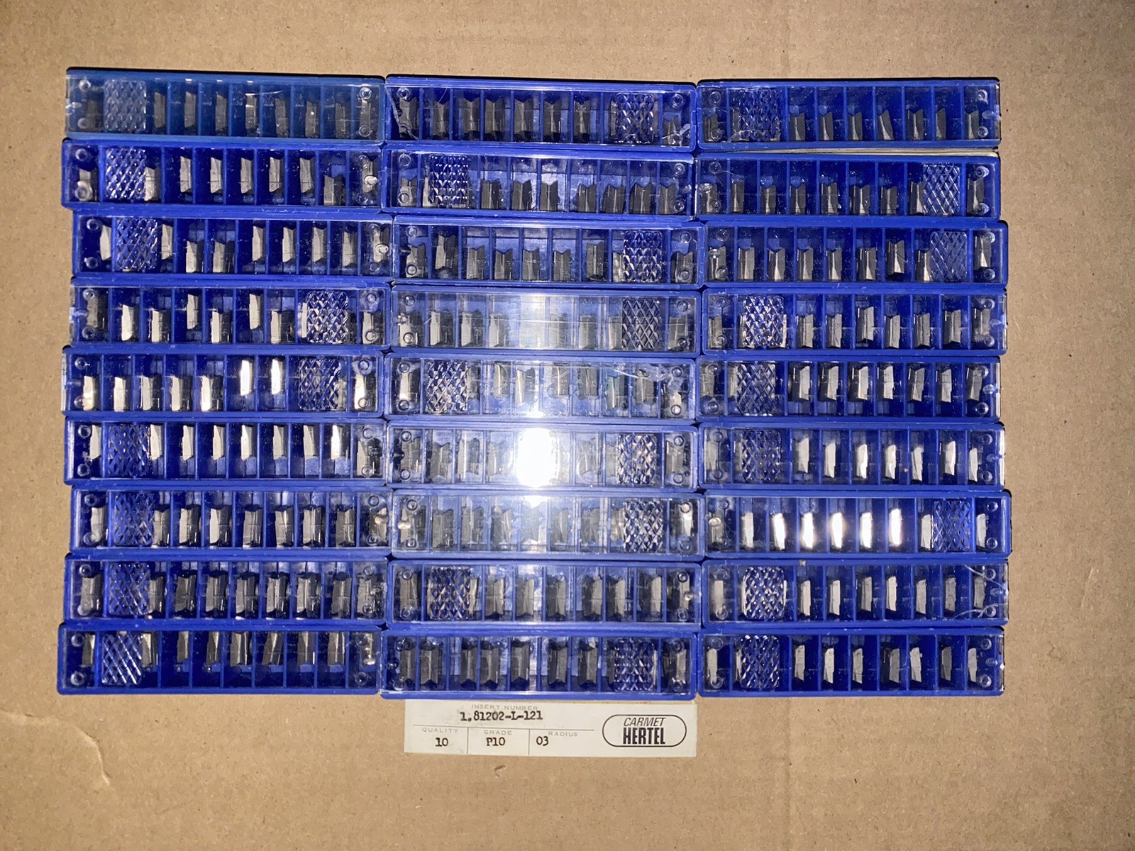 New 270 pcs. Kennametal Inserts 1.81502R121 P25 Fix Perfect Indexable Lot Of 27