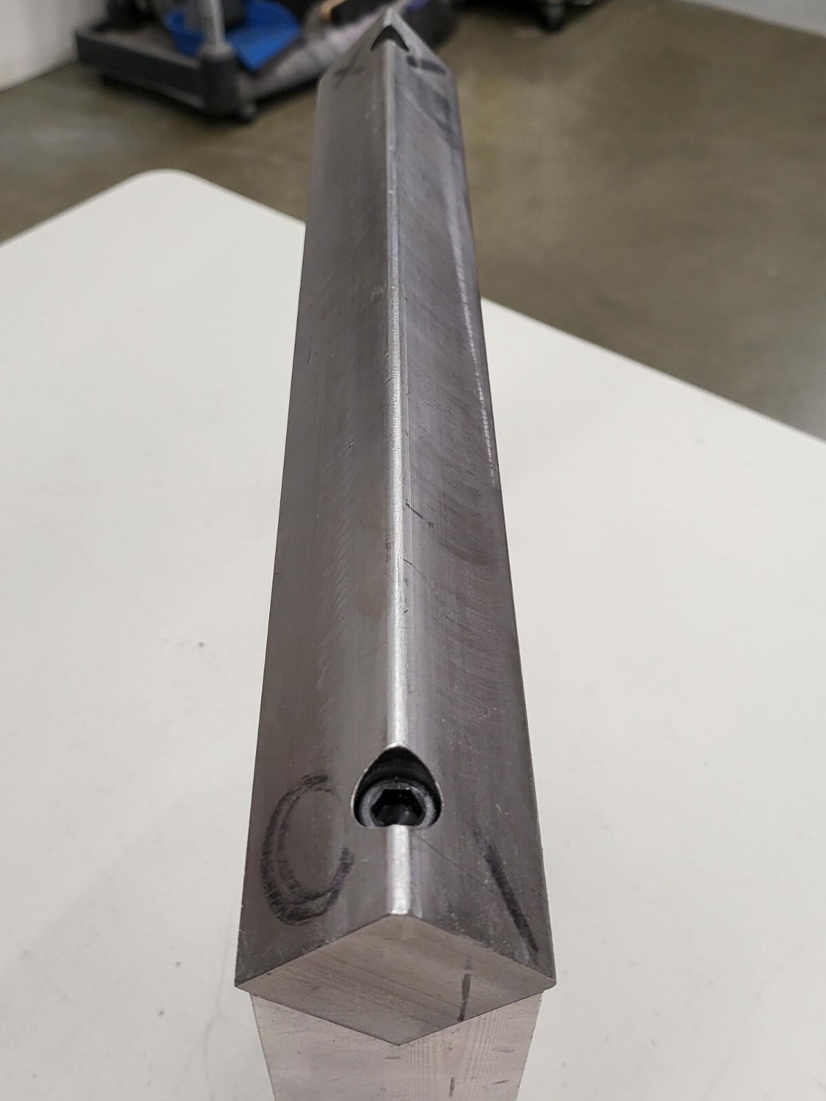 Custom Press Brake Tooling Aluminum Body Window Steel Tip Punch 14.25″ Long