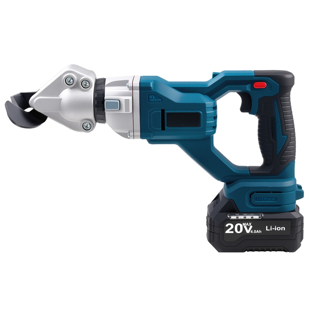 Cordless Metal Shear 20V 2800 SPM 360° Pivoting Head Cuts 18 GA Steel