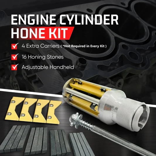 Adjustable Engine Cylinder Honing Machine Kit with Replaceable Abrasive Stones