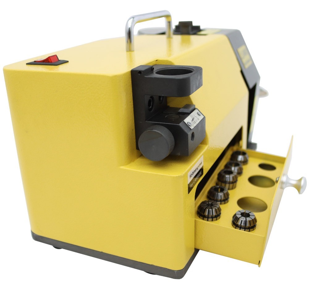 110V 60Hz End Mill Cutter Sharpener Grinder with Diamond Wheel Powerful Stable