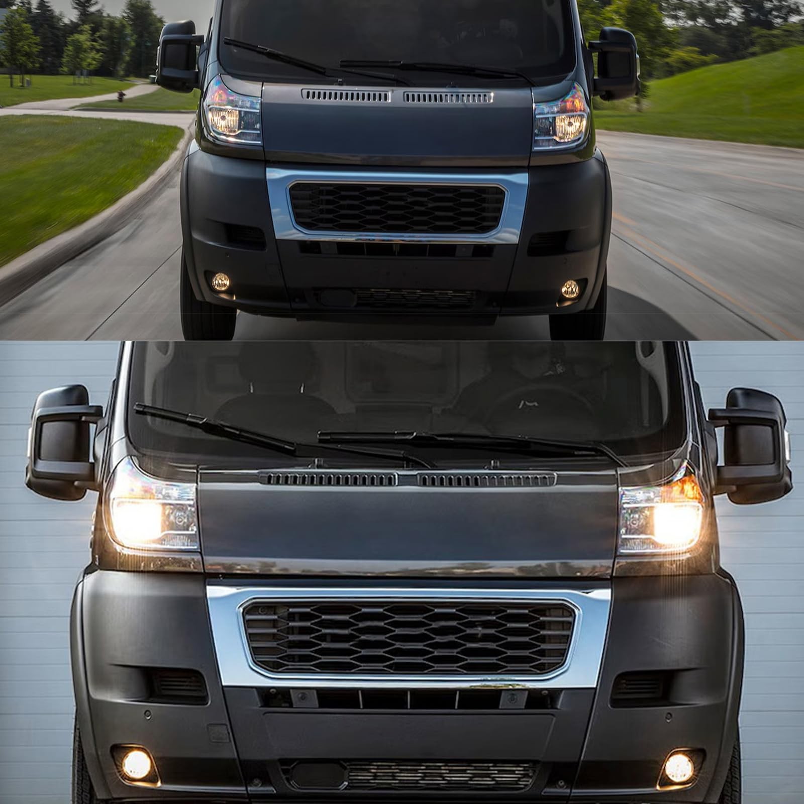5 Pins Headlights for Dodge Ram ProMaster 1500 2500 3500 Cargo Van 2014-2022