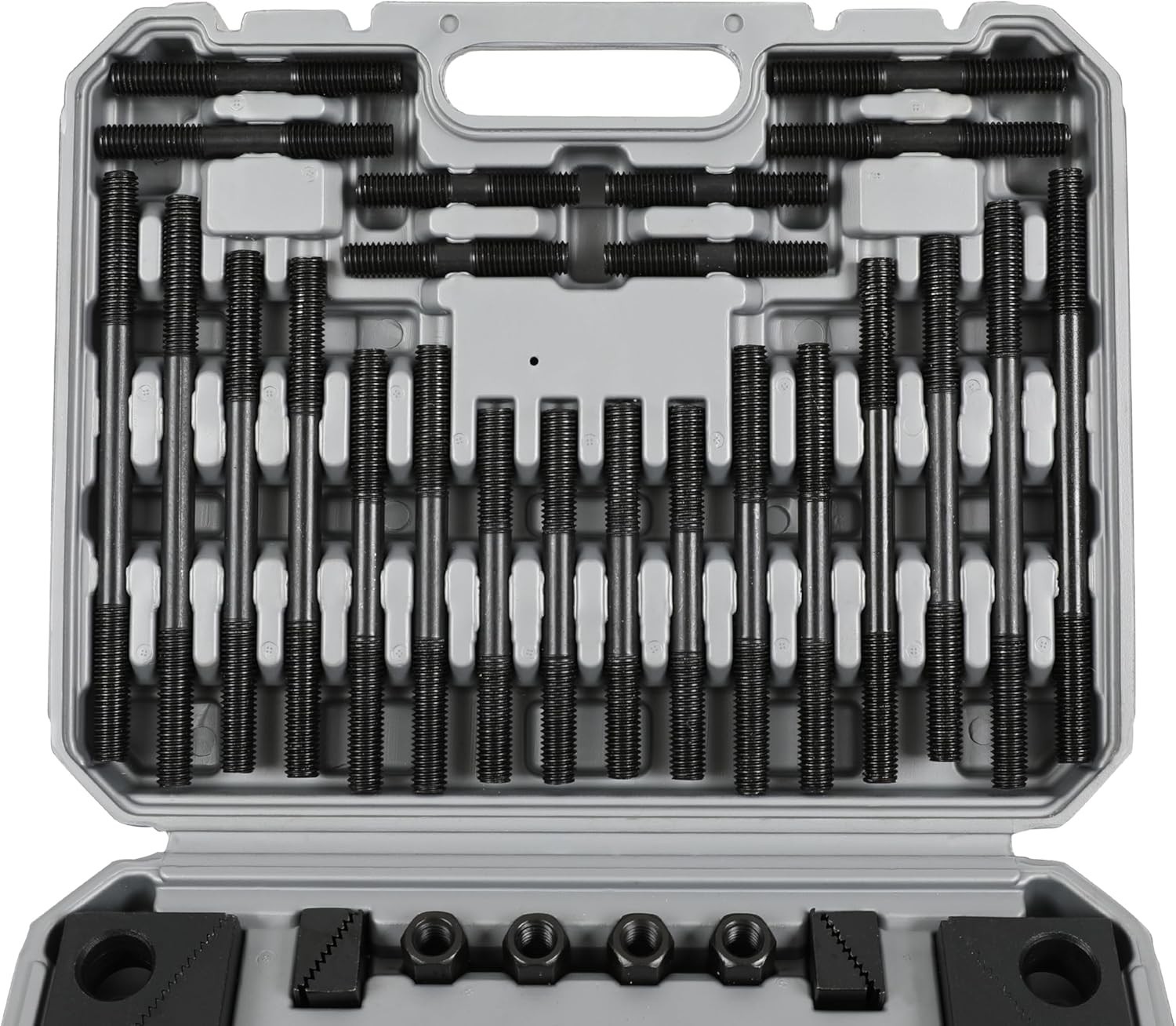 Complete Clamping Kit with Carrying Case – 58 Pieces for Milling Machines