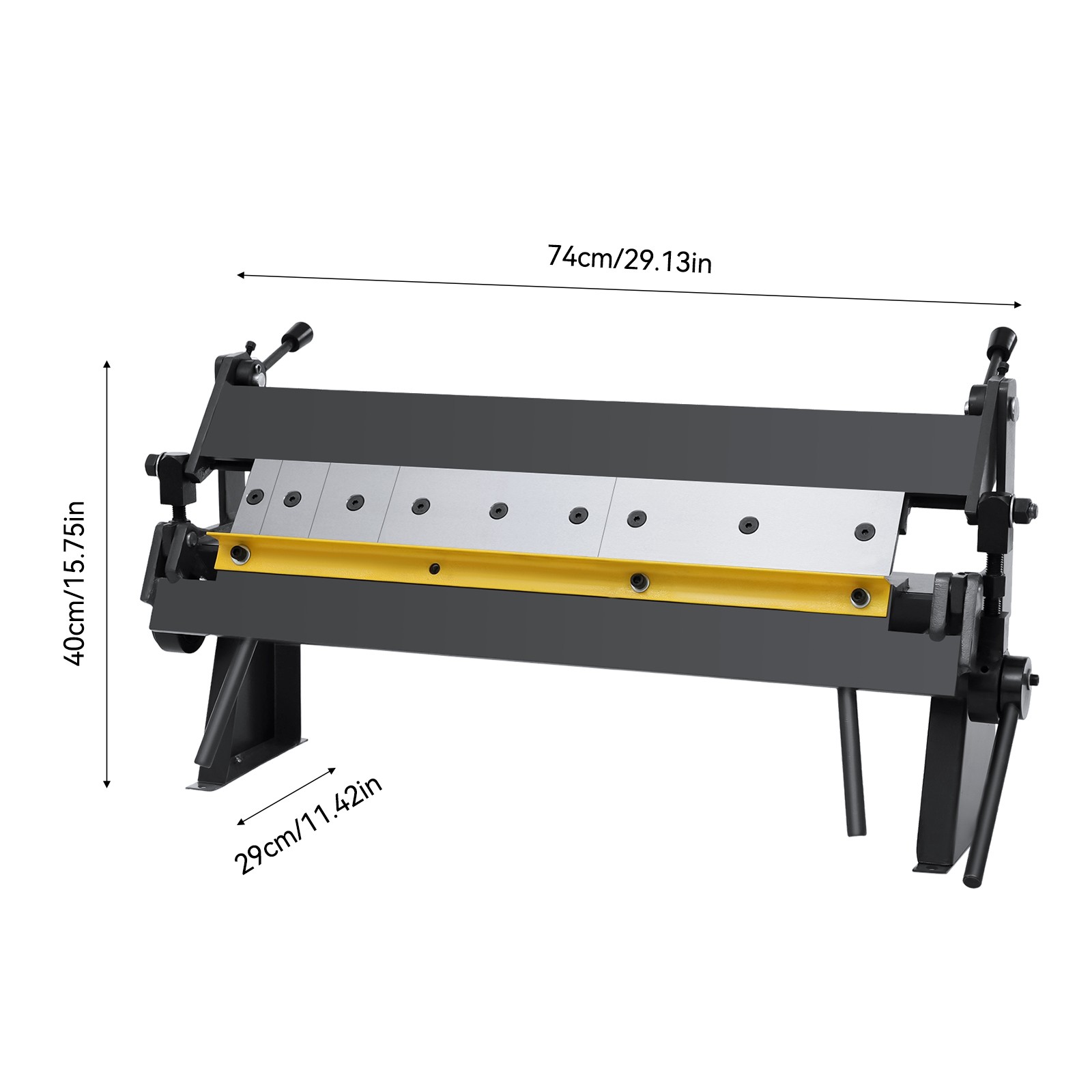 24 in Sheet Metal Bender 0-135° Brake Bending Box And Pan Brake Bending Tool