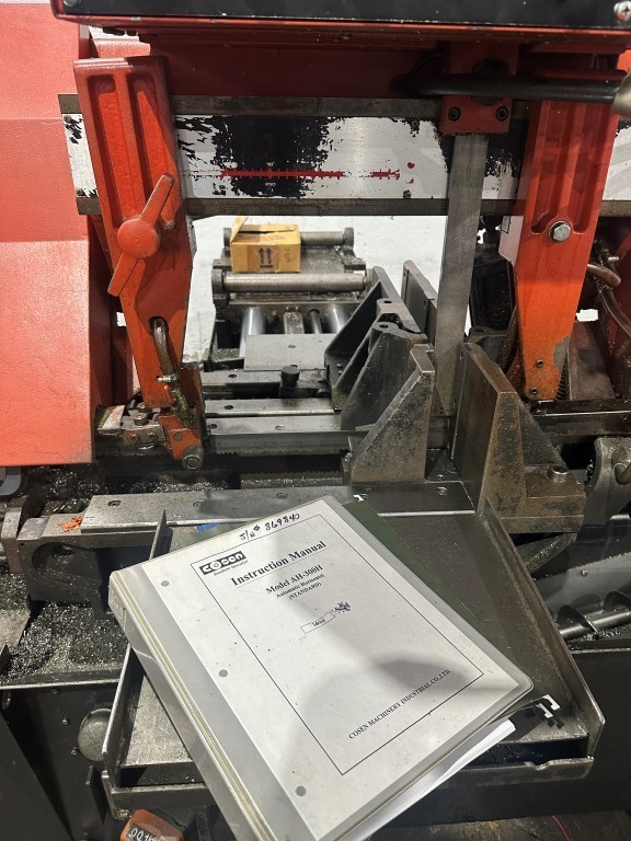 COSEN AH-300H 12″ X 13″ HORIZONTAL BAND SAW – Auto Stock Feed