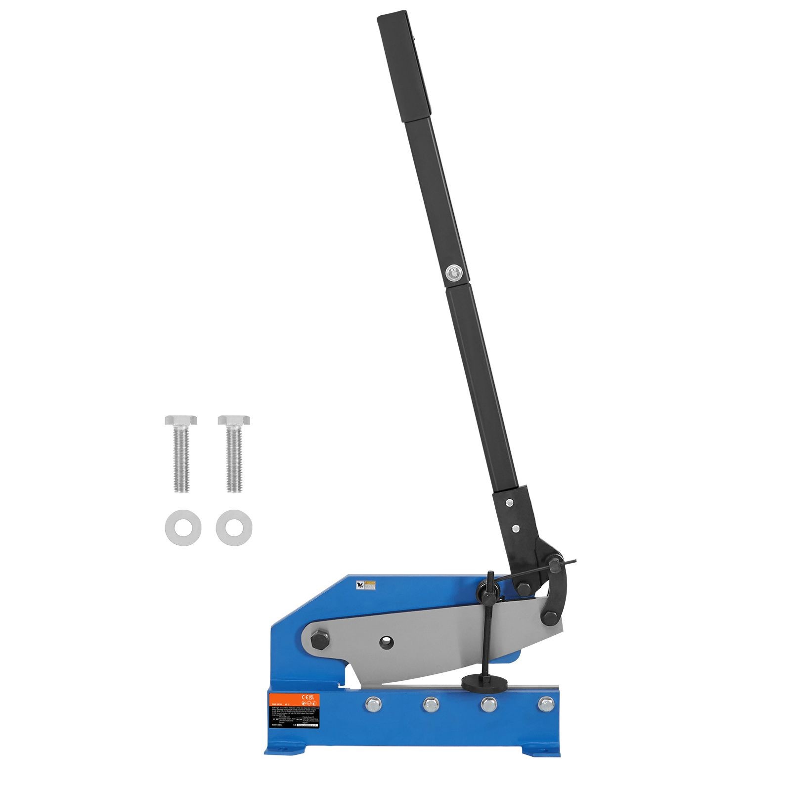 12in Manual Plate Shear for 6mm Steel, T10 Blades