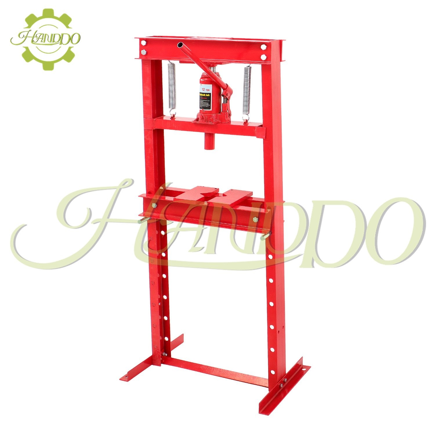 Hydraulic Shop Press Floor Shop Equipment 12 Ton (24,000 lb) Jack Stand H Frame