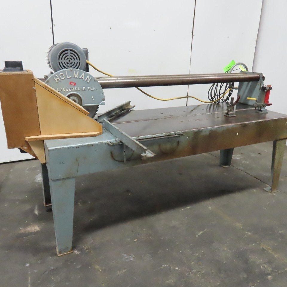 Holman 16″ Manual Countertop Panel Bridge Saw 60″ Cut 3Hp 115/230V Single Phase