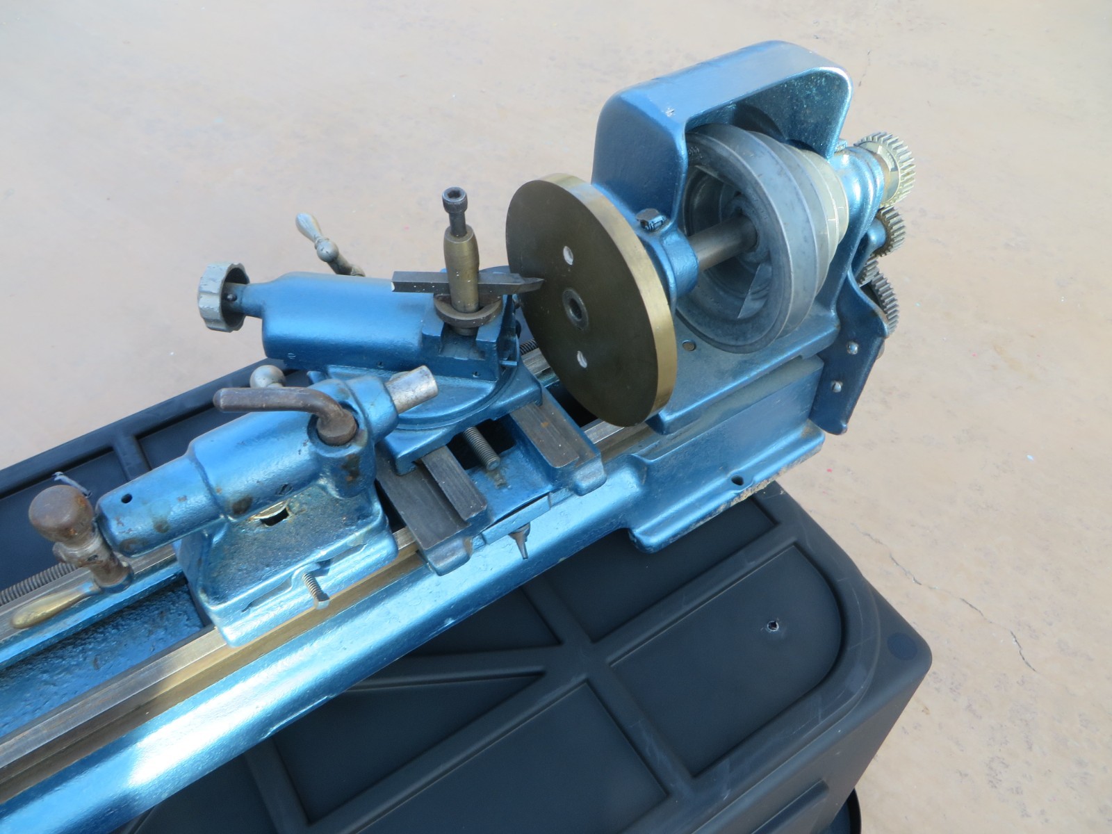 Vintage Craftsman Mini Lathe 1930s Blue