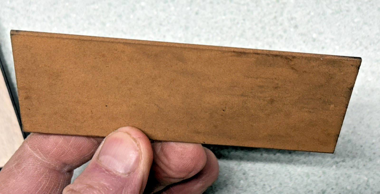 NORTON Medium India Round Edge Slip Stone FS24 Oil Sharpening Chisel Plane