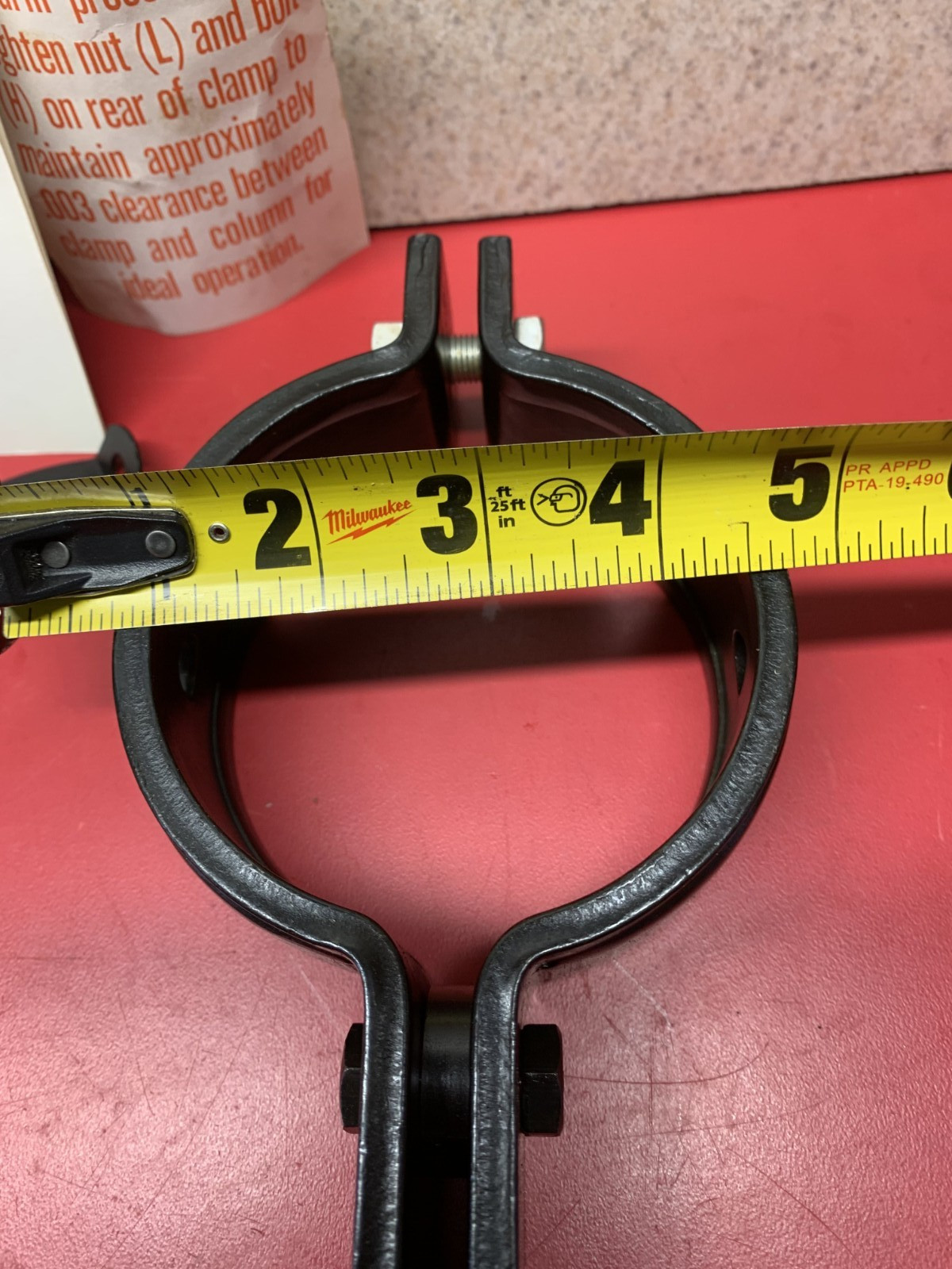 Machinist Tool Welch Cam-Lock Drill Press 3-1/2″ Clamp (NOS) No 3500