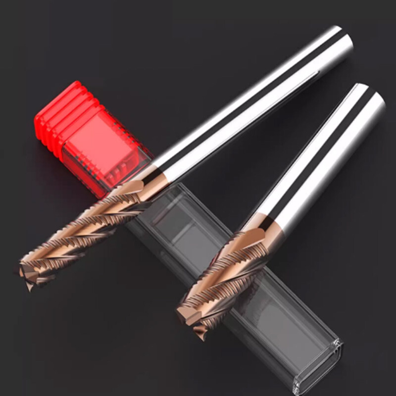 Solid Carbide Roughing End Mill 55° 3/4 Flute For Steel,Aluminum,Stainless Steel