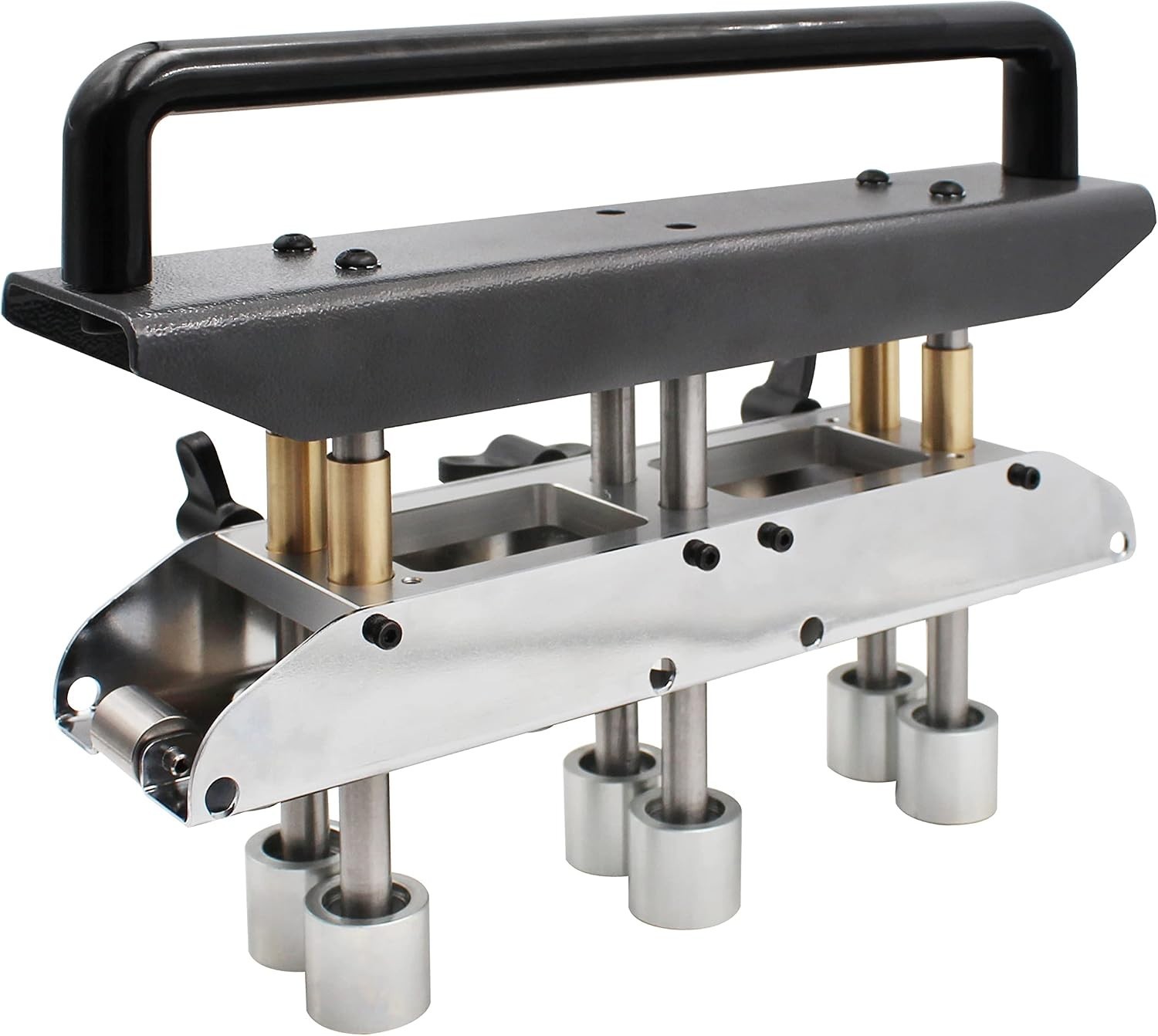 Durable Steel Roofing Edge Roller Tool: 3-Station Straight & Curved Bender