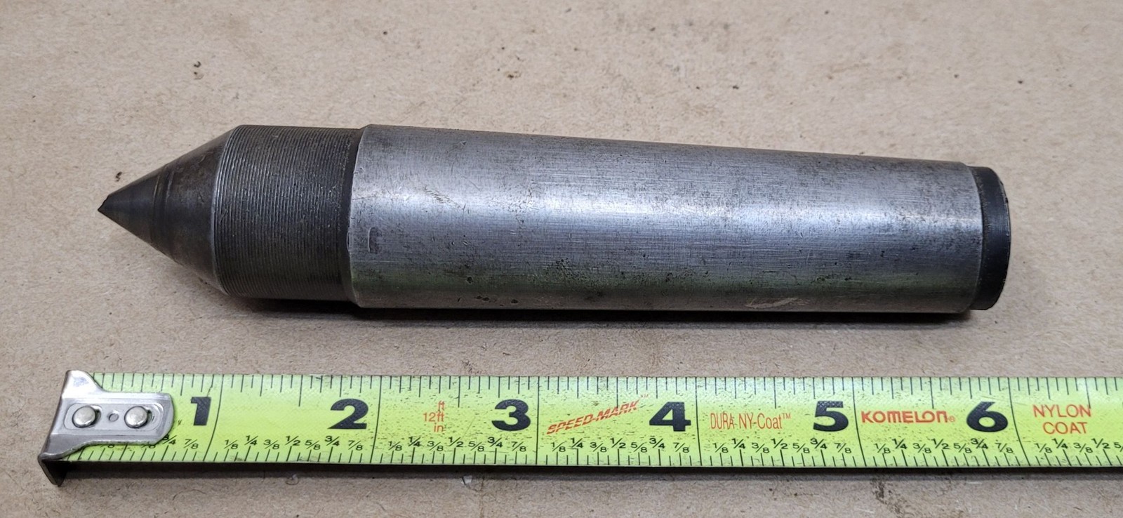 Dead Center – 4 Morse Taper – 6in Long