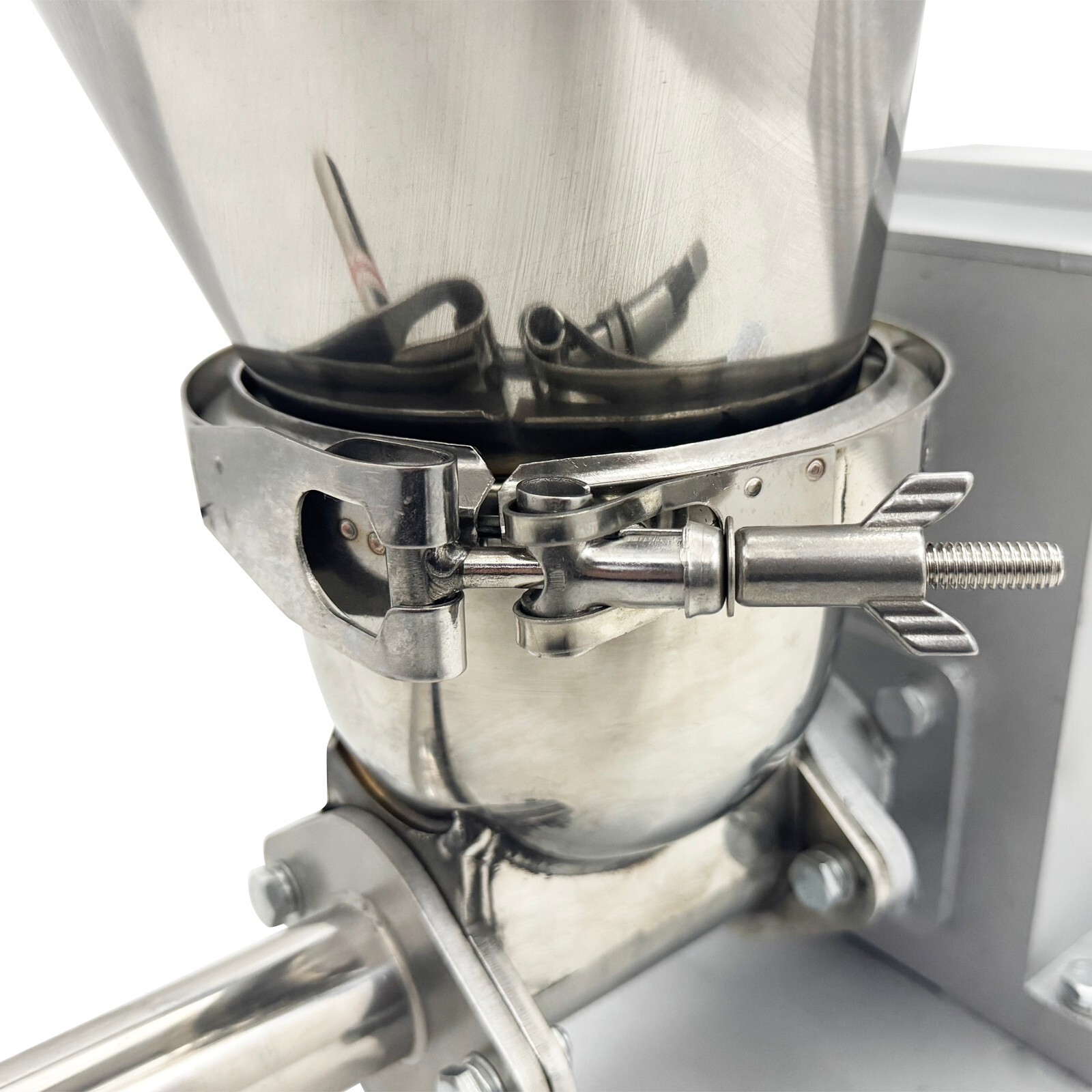 220V 1PH Single Screw Feeder for Granule/Glass Fiber/Sheet Materials 0.6-3kg/h
