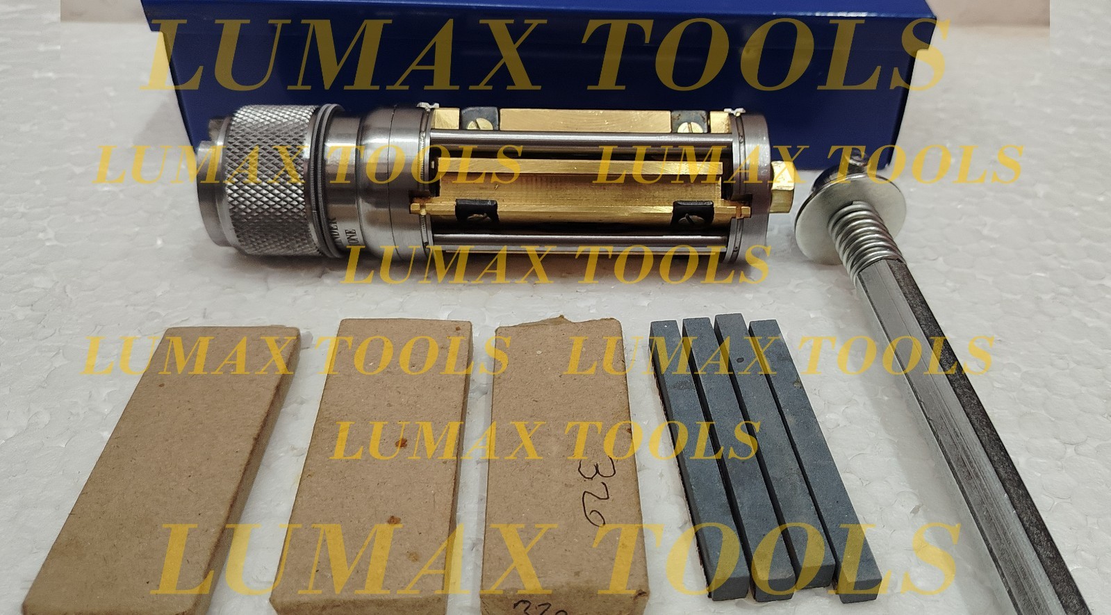 NEW CYLINDER ENGINE HONE KIT + 4x SET GREEN HONING STONES All Sizes Available