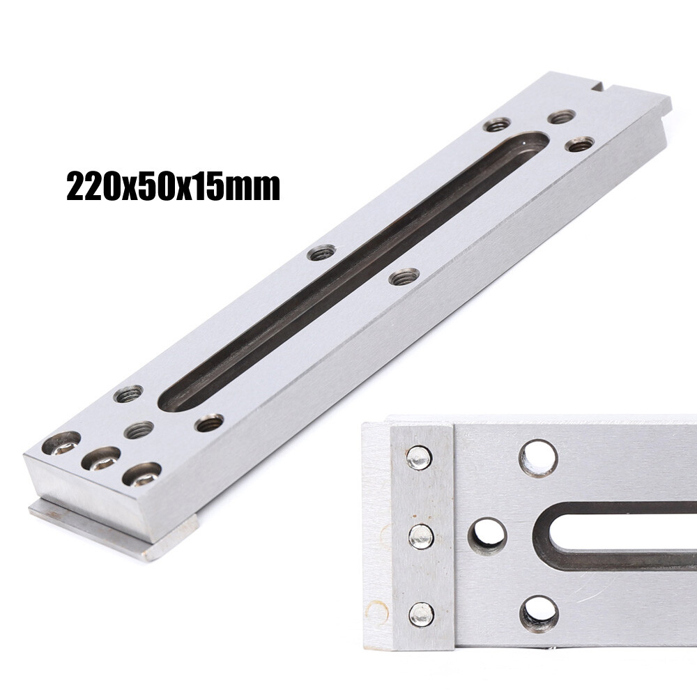 CNC Wire EDM Fixture Board Stainless Jig Tool For Clamping Leveling 220x15x50mm