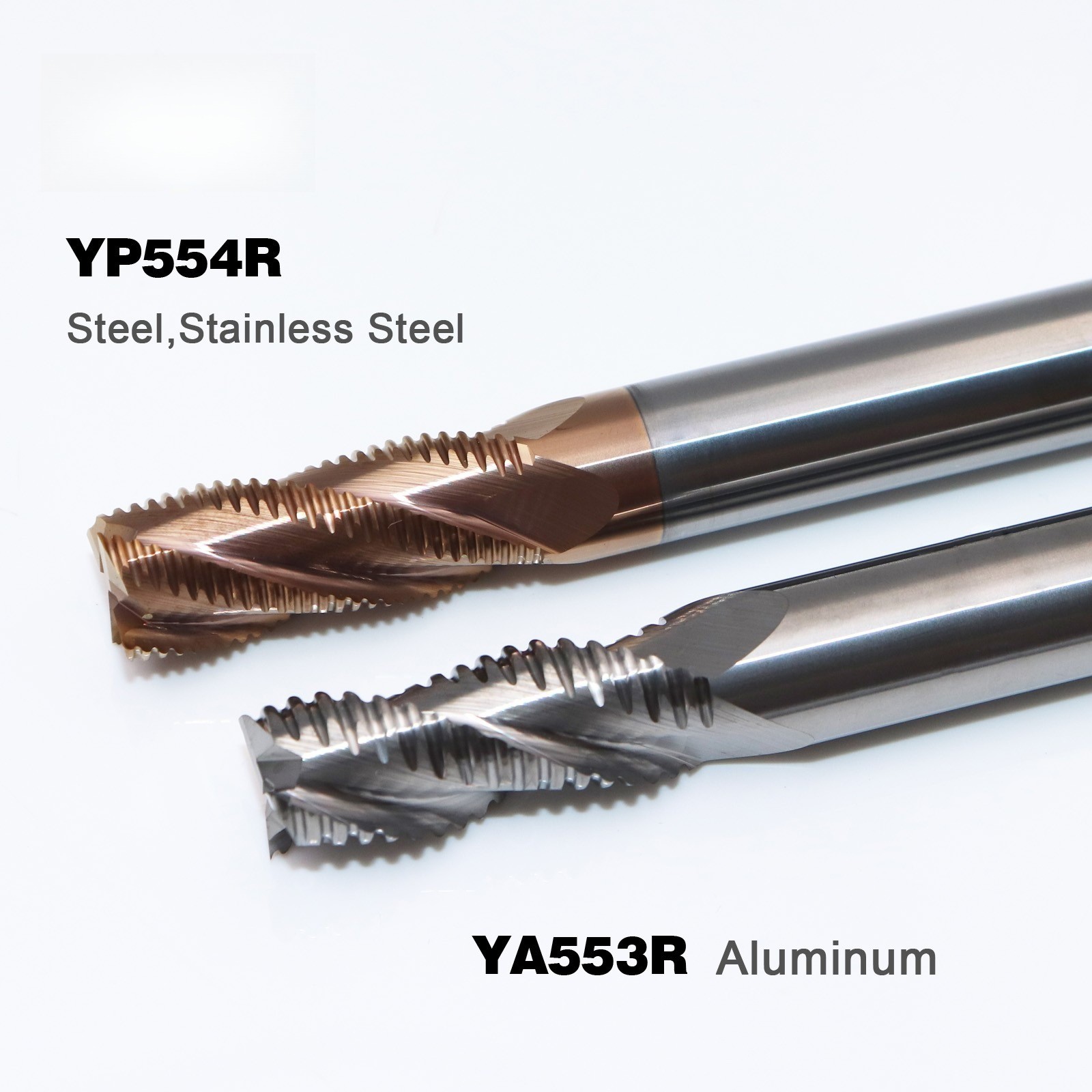 Carbide Roughing End Mill – 4 Flute AlTiSiN Coated, Waveform Cutter for Hardened