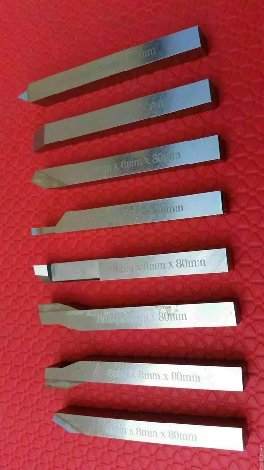 10MM HSS FORM TOOL SET OF 8 PCs SQUARE SHANK HSS ZEALINDUSTRIES