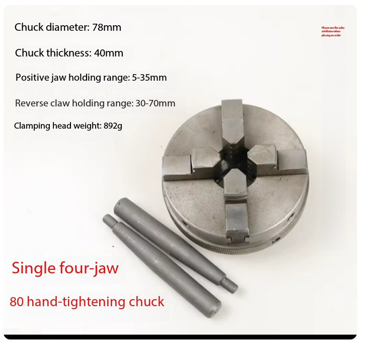Simple Lathe for Woodworking 80 Prayer Beads with Three/four Claw Tailstock