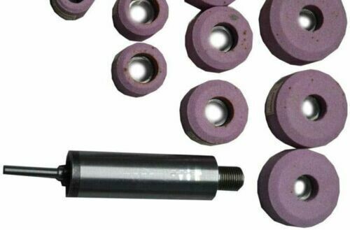 SIOUX VALVE SEAT PINK GRINDING WHEELS 20 PCS STONE HOLDER STAR DRIVE 11/16″ USA